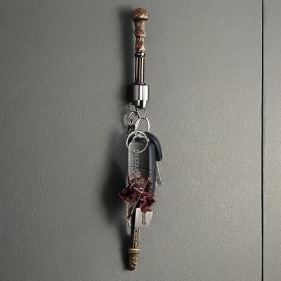Hängende Hexe Wukong Mythos 2D schwarze Acryl Schlüsselkette Modischer Anhänger für Reisen