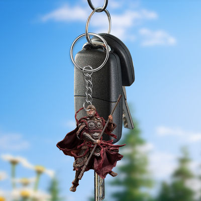 Umweltfreundliche Wukong 2D Flat Keychain Acryl Anhänger für Rucksack und Autozubehör