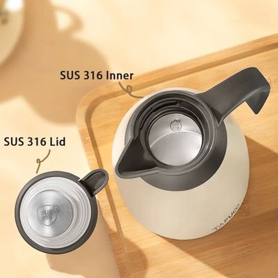 2.0L Edelstahl Vakuumisolierte Dara Kaffeekanne für Wasser oder Kaffee Deckel Portable