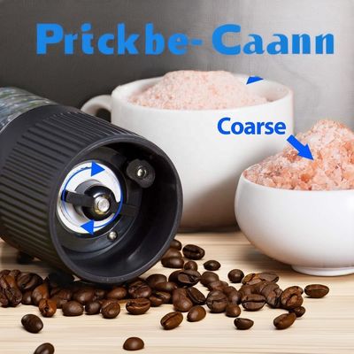 Elektrische Pfeffermaschine Set nachhaltige Keramikmühlen für Haus und feste Gewürze