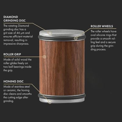 Versorgung mit Multifunktions-Küchenzubehör Walnuss-Aluminiumlegierung Magnetdiamant