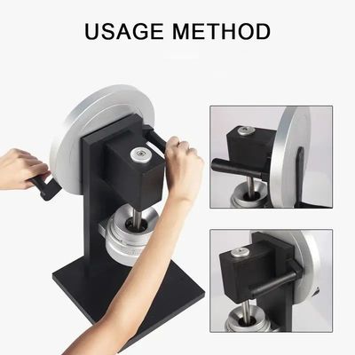 Weiße Aluminium-Stahl-Burr-Hand Kaffeemühle für Zuhause kfj127