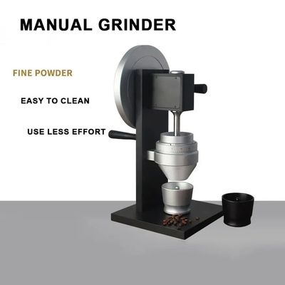 Weiße Aluminium-Stahl-Burr-Hand Kaffeemühle für Zuhause kfj127