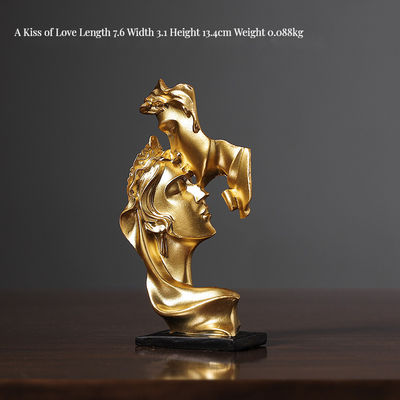 Büro Dekor Moderne Luxus Denker Statue Bambus Harz Handwerk Kreatives Art Deco Stil
