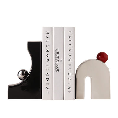 Farbige Keramik-Buchhalter für individuelle Bedürfnisse Elegante Designs für anspruchsvolle Bibliotheken