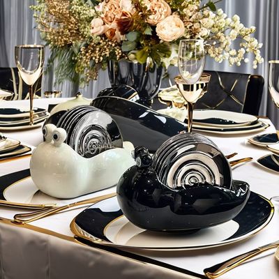 Custom Logo Einweg Sojasoße und Schnecken Würze Gericht Essensgegenstände Set für die Produktion