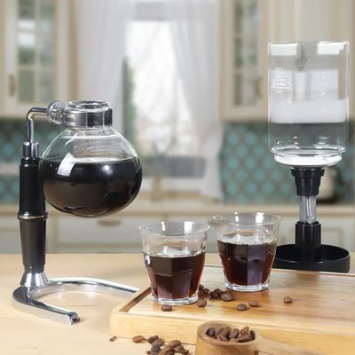 304 Edelstahl-Plunger Tragbares Glas Kaffeemaschine Nachhaltige französische Kaffeemaschine