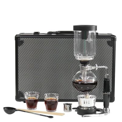 304 Edelstahl-Plunger Tragbares Glas Kaffeemaschine Nachhaltige französische Kaffeemaschine