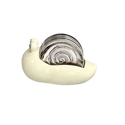 Vorräte für Dinnerware mit handgemalten Keramik-Schnecken-Teller von Küchenzubehör