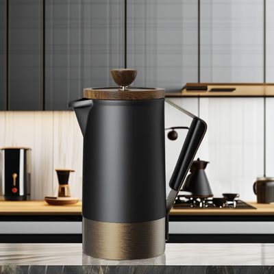 Silikongriff Keramikkörper Kaffeeshop Französisch Press Set für Kaffee-Tee-Sets