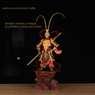 Black Myth Sun Wukong Statue-Golden Hoop 3D Figur Metallharz Kollektion mit Materialien