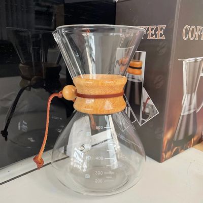 GCG013 Isolierter Griff Tragbare Kaffeekanne aus Edelstahl