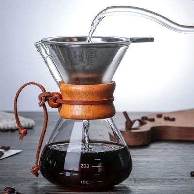 GCG013 Isolierter Griff Tragbare Kaffeekanne aus Edelstahl