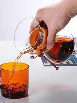 GCG013 Isolierter Griff Tragbare Kaffeekanne aus Edelstahl