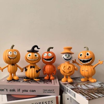 2024 angepasste Farbe Acryl Kürbiskornament für Halloween Home Office Auto Innenräume