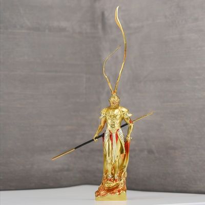 Jubiläumsanlässe, Farbe, 3D-Harzfigur, Sammlerstück, Metall-Affenkönig
