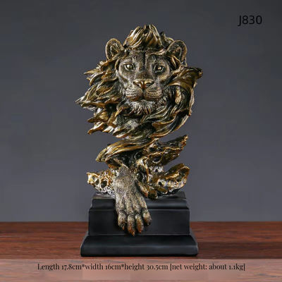 Handelskäufer Souvenirgeschäfte Denker Statue Harz Handwerk mit Bambusmaterial