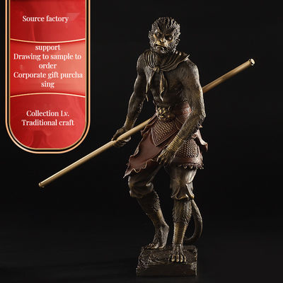 Maßgeschneiderte Größe Schmelzen Exklusiv Maßgeschneiderte Größe Schwarzer Mythos Wukong 3D Statue für Dekor