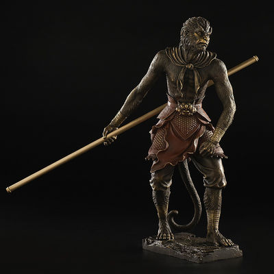 Maßgeschneiderte Größe Schmelzen Exklusiv Maßgeschneiderte Größe Schwarzer Mythos Wukong 3D Statue für Dekor