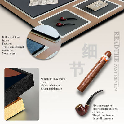 Drei-dimensionale Zigarrenkunst für elektrische Cafés und Restaurants