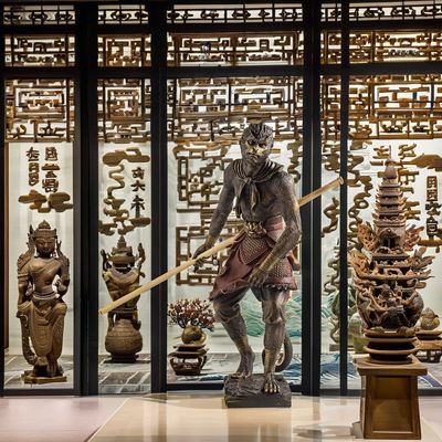 Custom 3D-Blei-Kupferstatue-Zwischenzeitliches Design Wukong für Jubiläums-Desktop-Display
