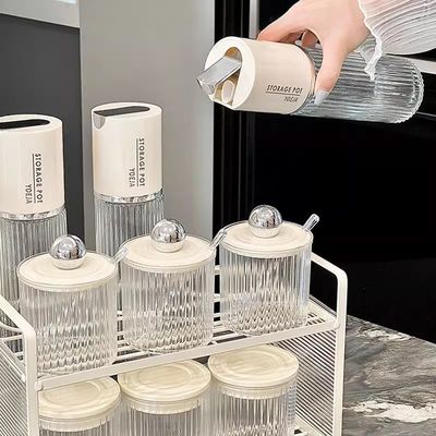 Customized Lid Spice Rack Schrank Organisator für platzsparende Küchenlagerlösungen
