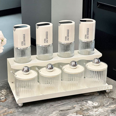 Customized Lid Spice Rack Schrank Organisator für platzsparende Küchenlagerlösungen