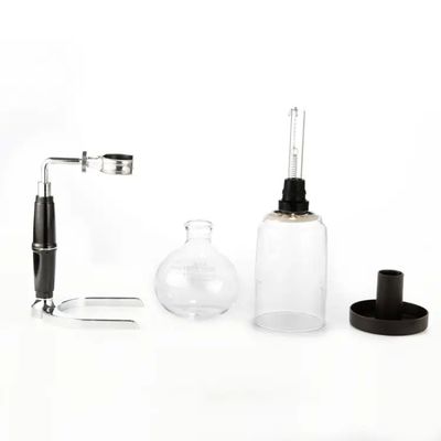 Aluminiummetallische 3-Tassen-Syphon-Kaffeemaschine mit Vakuum-Tee-Töpfe und Glasfilter