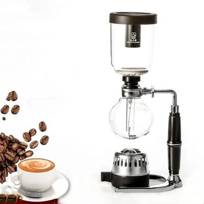 Vorratene amerikanische klassische Syphon-Kaffeemaschine Metall-Aluminium für das Brauen von Kaffee