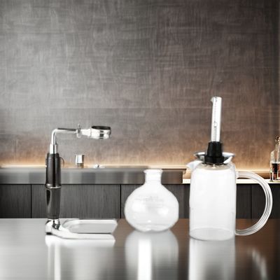 Kein Design-Stil Metall Japanischer Stil Glas Vakuum-Syphon Kaffeemaschine Teewerkzeug