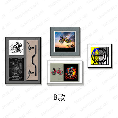 End Moderne 3D Fahrradbeschichtung Porzellanmalerei mit stilvollen Kristallbausteinen