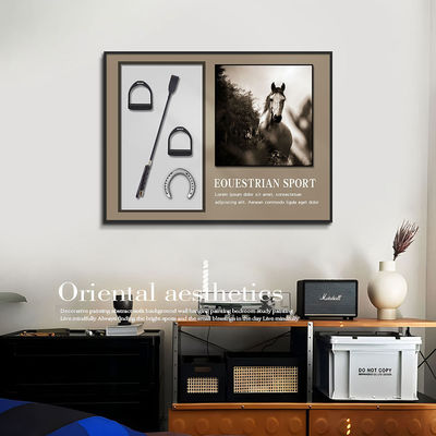 Moderne Retro Stillleben Muster Reiter Mural Kreative Bausteine Wanddekor