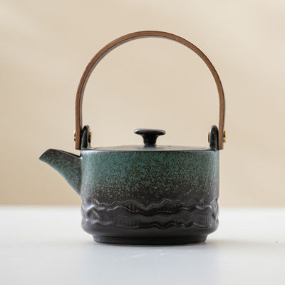 Teekanne für kleine Haushalte Kessel Nachhaltige Keramik Kung Fu Teekanne mit Aufzugstrahl
