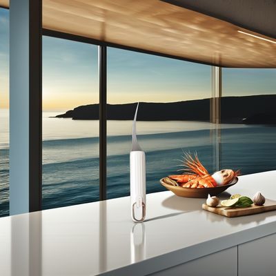 Metall-Garnelen-Devineur-Messer und Fischschuppen-Verarbeitungswerkzeug für die Zubereitung von Meeresfrüchten