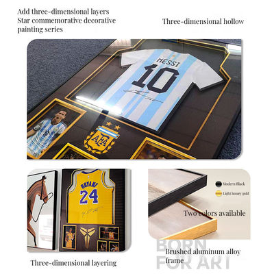 Ronaldo Crystal Drei-Dimensional Wandkunst für Schlafzimmer Dekor Moderne Design-Kollektion