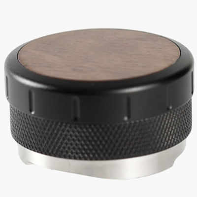 Zuhause Kaffee Höhenverstellbar Espresso Tamper mit Walnussholz und Edelstahlbasis
