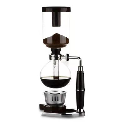 Glaskaffeekanne mit einfachem Siphon-System Benutzerfreundlicher tragbarer Siphon-Espresso-Hersteller