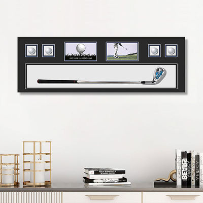 Home Office Hotel Dekoration Luxus modernes Kristallglas Golf Wandkunst Hängendes Format