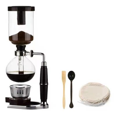 Glaskaffeekanne mit einfachem Siphon-System Benutzerfreundlicher tragbarer Siphon-Espresso-Hersteller