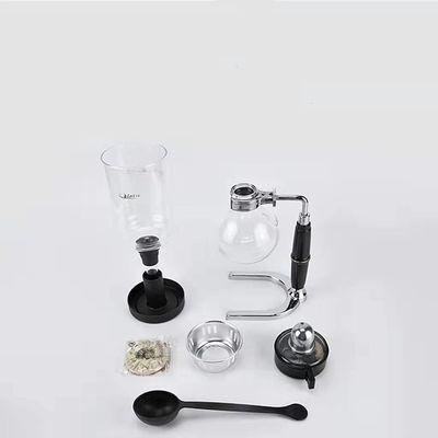 Glaskaffeekanne mit einfachem Siphon-System Benutzerfreundlicher tragbarer Siphon-Espresso-Hersteller