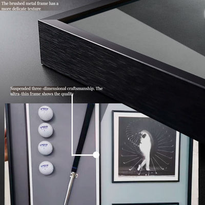 Moderne einfache Kristallglas-Golfmalerei Bausteine Design für Galerie Wand Sets