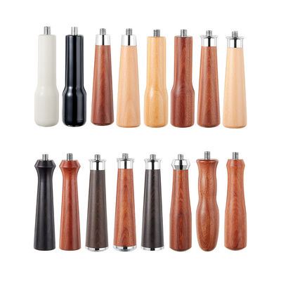 Kaffee-Portafilter Wiederverwendbarer Einfach-Doppel-Spuck 2 Tassen Bodenloser Korb Holzgriff E61 Küche