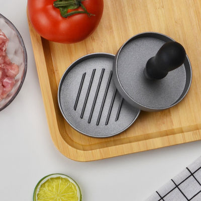 Müheloses Kochen Nichtklebendes Metall Aluminium Fleisch Patty Press für perfekte Patties