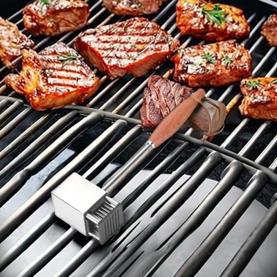 Entfroren von Steaks und Geflügel wird mit einem 36-Blatten-Edelstahl-Fleischenthender einfacher
