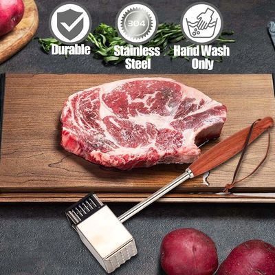 Entfroren von Steaks und Geflügel wird mit einem 36-Blatten-Edelstahl-Fleischenthender einfacher