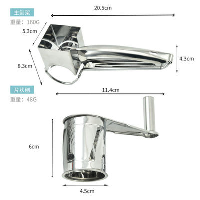 Machen Sie perfekte Käse und Gemüseschrotten mit diesem Handgriffigen Rotationsgrater