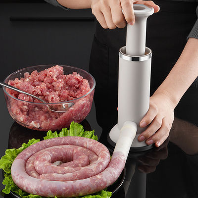 Kompakte Kunststoff-Hand-Wurst-Einlaufmaschine für hausgemachte Würste und Meeresfrüchte