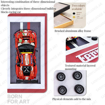 Einzigartiger hängender Display-Rahmen für Architektur-Haus-Bau-Block-Büro Dekoration