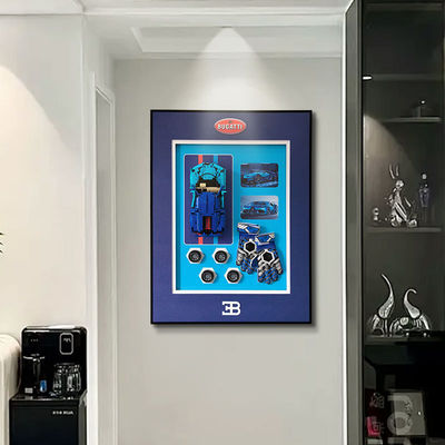 Personalisiertes modernes Glas Kristall Home Office Dekor für Wohnzimmer Wandbildschirmrahmen