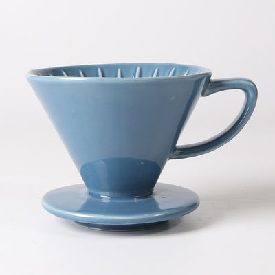 Einzigartiger Design-Stil Kaffee-Tee-Werkzeuge Blau und Weiß Keramik-Gießen über Kaffee-Tropfen